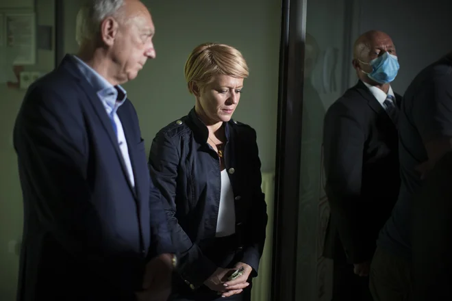 Člani sveta stranke so na tajnem glasovanju nezaupnico Pivčevi že izglasovali s 33 glasovi za in 19 proti. FOTO: Jure Eržen/Delo