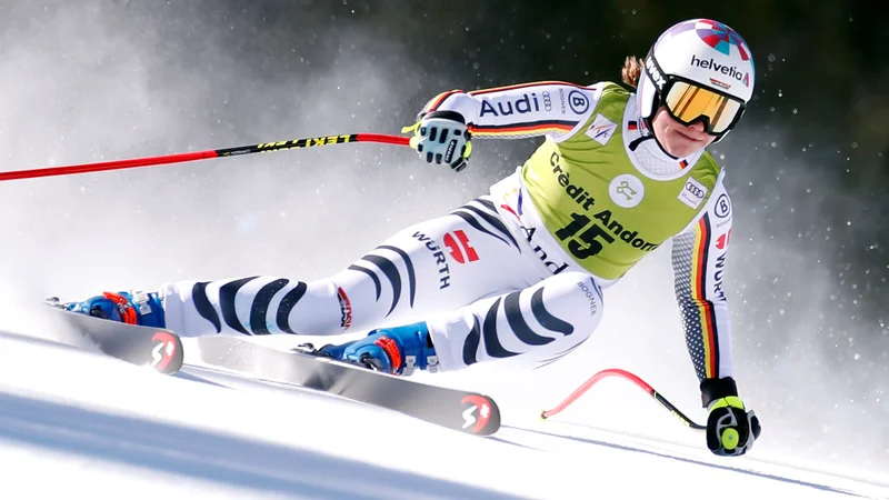 Fotografija: Viktoria Rebensburg ne bo več tekmovalno dričala po belih strminah. FOTO: Christian Hartmann/Reuters