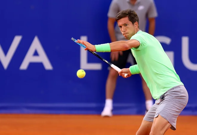 Aljaž Bedene ni uresničil cilja o napredovanju v 2. kolo. FOTO: Željko Hajdinjak/CROPIX