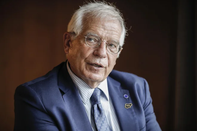 &raquo;Pravijo, da se Evropa oblikuje v krizah. Da se odzove šele, ko je kriza, in zdi se, da to drži,&laquo; je dejal Josep Borrell. Foto: Uroš Hočevar
