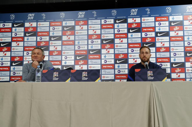 Selektor Matjaž Kek in kapetan Jan Oblak sta že pred tekmo potrdila, da je Slovence zanimala le zmaga. FOTO: Leon Vidic/Delo