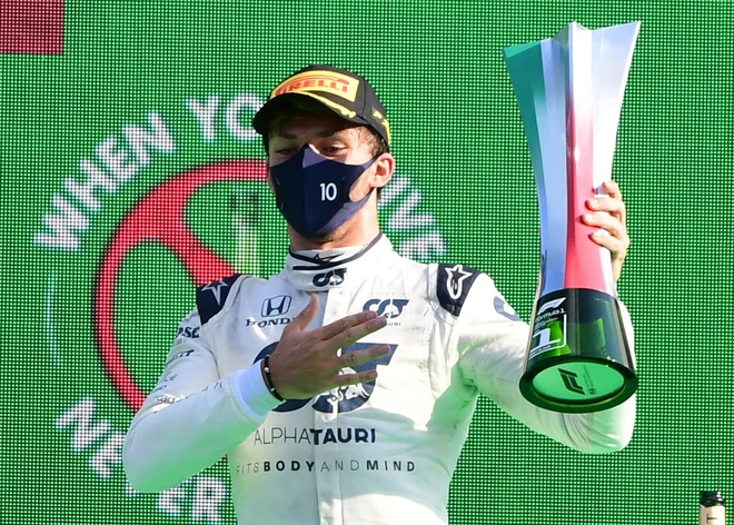 Pierre Gasly je zmagal prvič v karieri. FOTO: Reuters&nbsp;