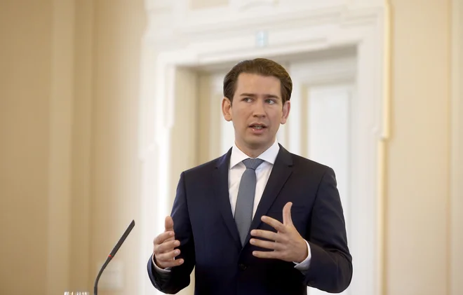 Sebastian Kurz je optimističen glede boja proti novemu koronavirusu. FOTO: Blaž Samec/Delo