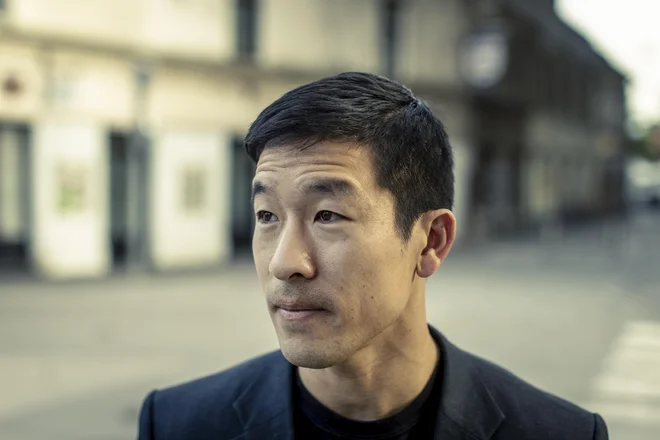 David Lin je slovenske uradnike učil uporabljati okoljski odtis. Foto Voranc Vogel/Delo