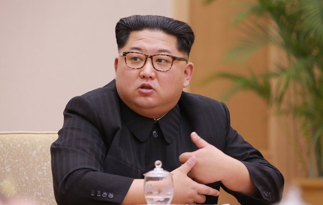 Kim Džong Un pričakuje sirskega prijatelja. FOTO: AFP