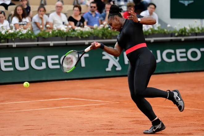 Serena Willams je med dvojicami morala priznati premoč Andreji Klepač. Foto Thomas Samson Afp