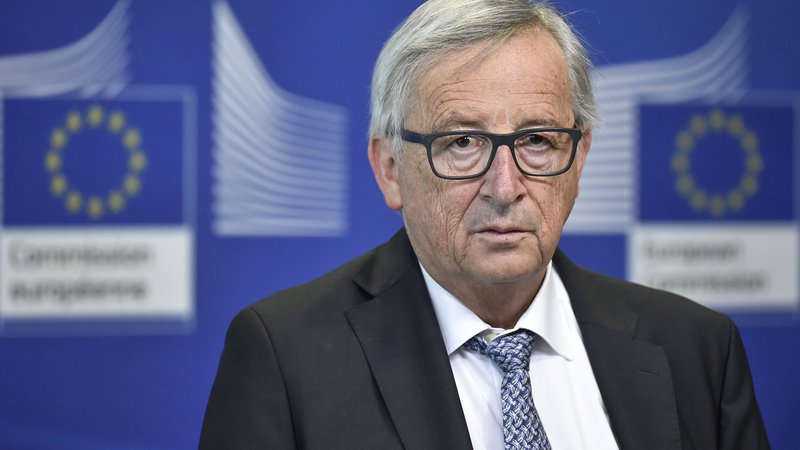 Fotografija: Jean Claude Juncker je Janši poslal čestitko. FOTO: John Thys/AFP