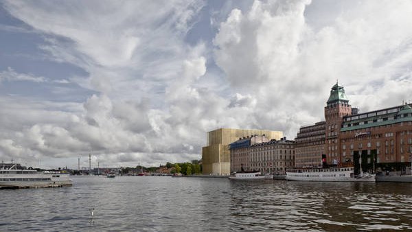 Fotografija: Kritiki novega Nobelovega centra so že v preteklosti opozarjali na njegove neustrezne dimenzije, neprimerne za umestitev na stockholmskem polotoku Blasieholmen. FOTO: Arhiv David Chipperfield Architects