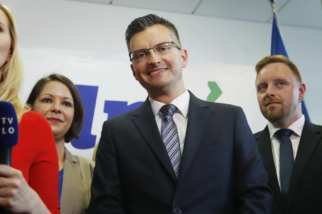 Marjan Šarec: &raquo;Naše trdno stališče je, da v koalicijo s SDS ne gremo.&laquo; FOTO: Leon Vidic