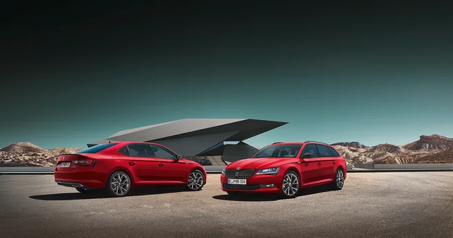 <div><strong>Superb in Superb Combi sta na voljo tudi v bolj športni izvedbi SportLine.</strong></div>
