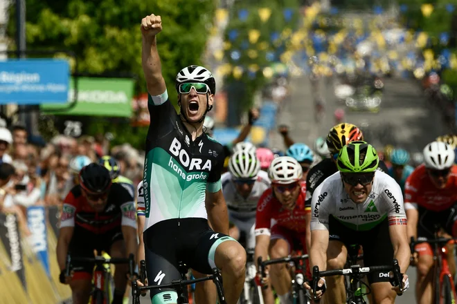 Pascal Ackermann je eden od predstavnikov novega vala izvrstnih mladih nemških kolesarjev. Foto: Philippe Lopez/AFP