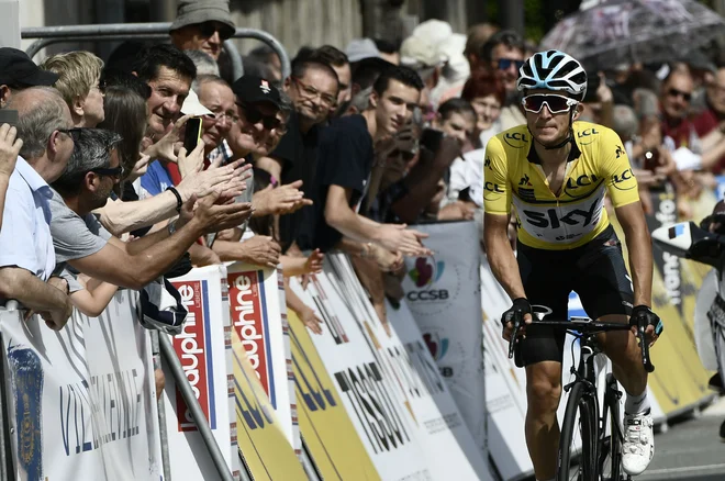 Kwiatkowski je sam prečkal ciljno črto. Foto: Philippe Lopez/AFP