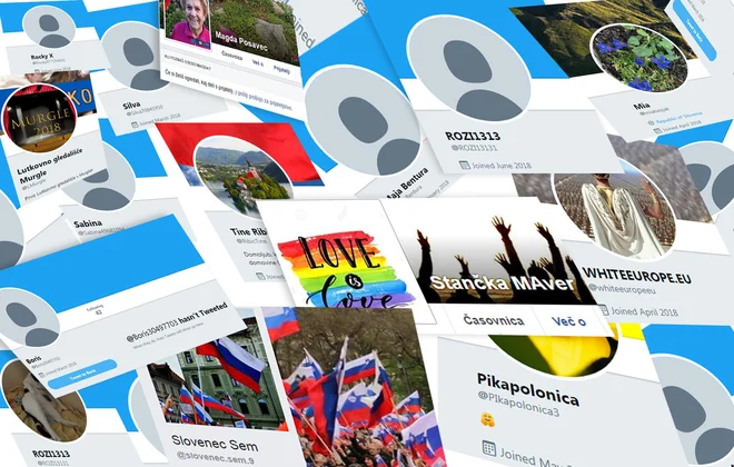 Številni profili so se na omrežjih pojavili tik pred volilno kampanjo, po njej pa bolj ali manj potihnili. FOTOMONTAŽA: Miša Arko