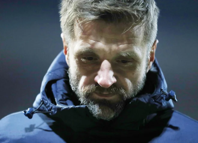 Igor Bišćan se je poslovil kljub rezultatom in podpori navijačev. Foto Leon Vidic/Delo