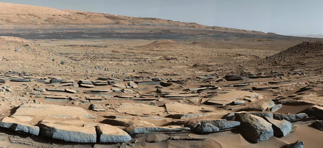 Krater Gale na Mars. FOTO: NASA/JPL-Caltech/MSSS