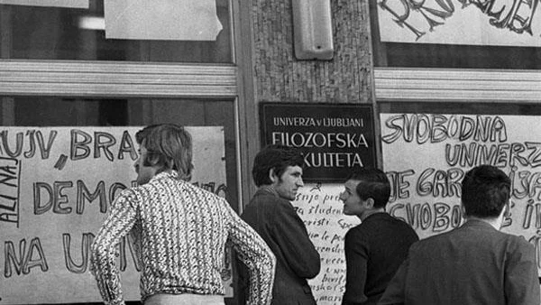 Vrhunec &raquo;maja 1968&laquo; je bil v Ljubljani pravzaprav spomladi 1971. FOTO: Edi Šelhaus