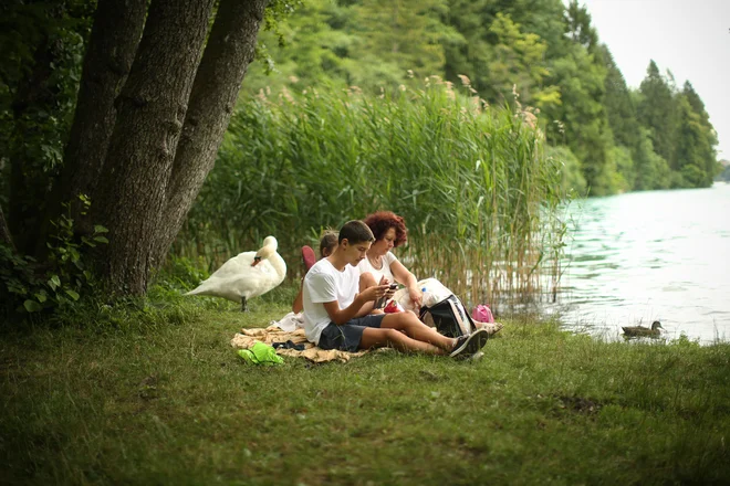 Pod milo nebo nas vleče neki daljni spomin, zapisan kdove kje v nas, da je v toplem delu leta vedno bilo življenje lahkotno in mnogo lažje kot v hladnem in mrzlem. FOTO: Jure Eržen/Delo