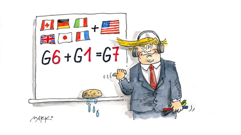 Fotografija: G-matematik. Karikatura: Marko Kočevar