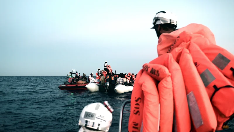 Fotografija: Na krovu MS Aquarius.
FOTO REUTERS