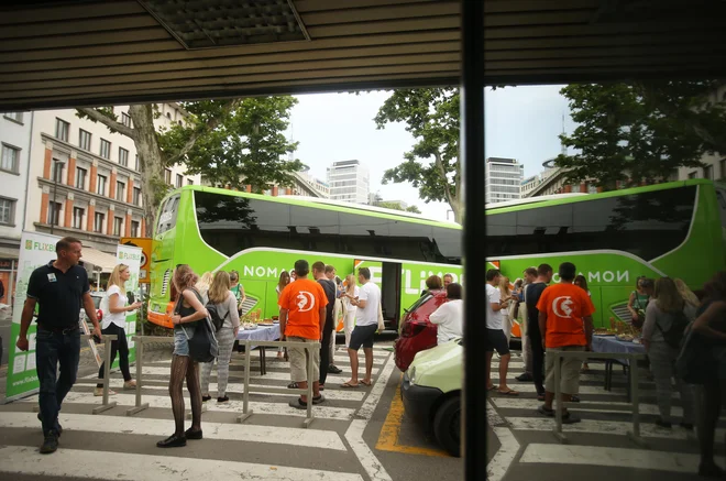 V dveh letih je iz/v Slovenijo potovalo več kot pol milijona potnikov, pravijo v Flixbusu. Foto Jure Eržen