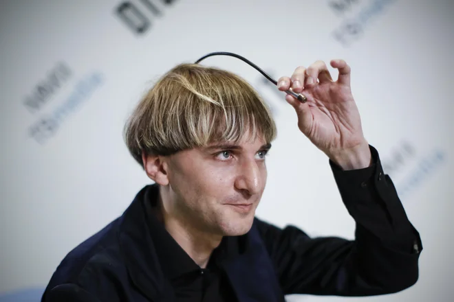 Neil Harbisson FOTO: Uroš Hočevar