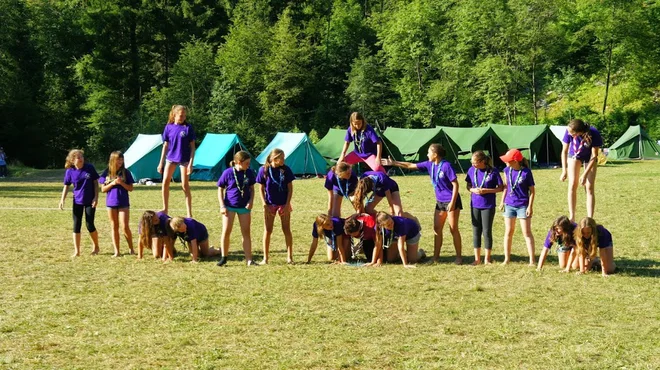 Pred tremi leti na taboru v Kalu - Koritnici Foto Nik Pirnovar