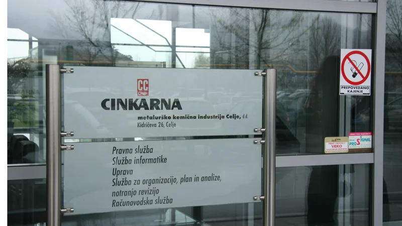 Fotografija: Vhod v upravo Cinkarne Celje FOTO: Brane Piano/Delo