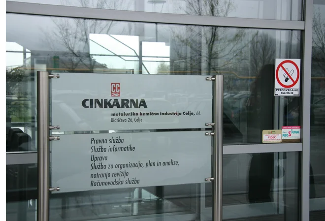 Vhod v upravo Cinkarne Celje FOTO: Brane Piano/Delo