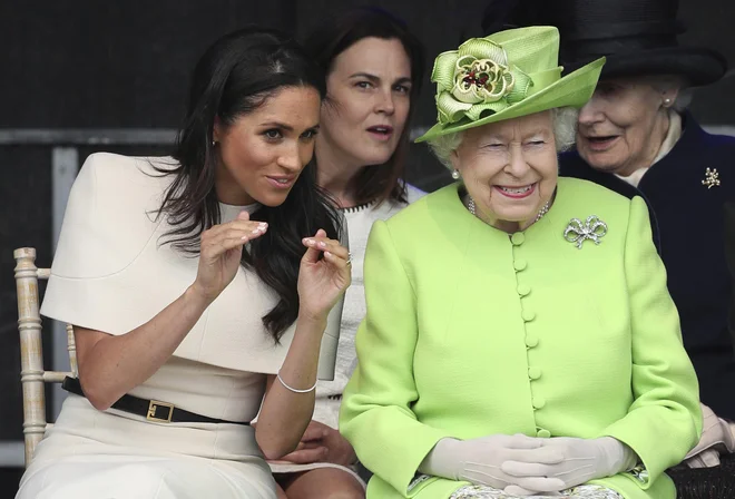 Meghan in krlajica se odlično razumeta. FOTO: Danny Lawson/AP