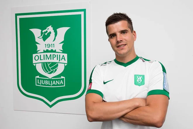 Andrija Kaluđerović je prišel, da bo zadeval. Foto NK Olimpija