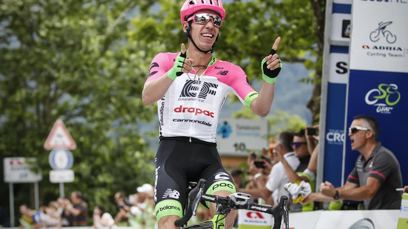 Fotografija: Rigoberto Uran bo danes branil zeleno majico. Foto Uroš Hočevar