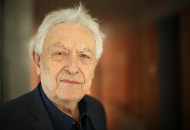 Michel Odent je priznani francoski porodničar. Napisal je več knjig in še vedno predava po celem svetu. FOTO: Jure Eržen