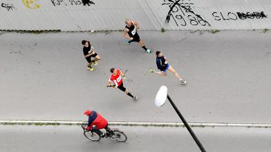 Fotografija: Ljubljanski maraton,Ljubljana Slovenija 26.10.2014