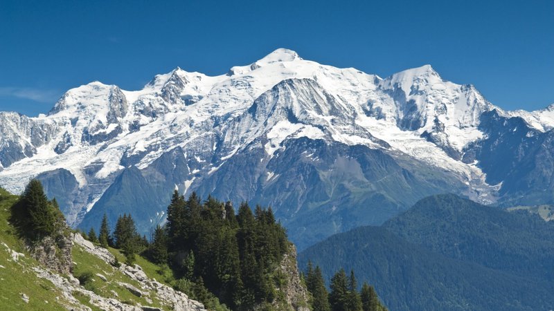 Fotografija: randonnée refuge du Varan - vue sur le Massif du Mont-Blanc