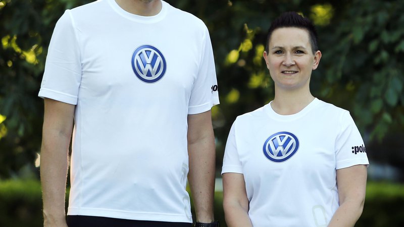 Fotografija: Tekaka ekipa VW Polet. Ljubljana 7. maj 2015.