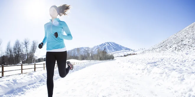 Running in the Winter.