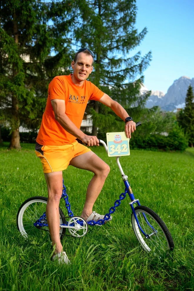 Bostjan Hribovsek, men's winner of the Red Bull Goni Pony race poses for portrait in Kranjska Gora, Slovenia on June 4th, 2016. Photo: Jure Makovec // Jure Makovec / Red Bull Content Pool  // P-20160604-01439 // Usage for editorial use only // Please go t