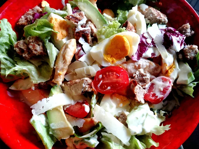 Stealing Recipe: Emperor's Salad. PHOTO: Tanja Drinovec