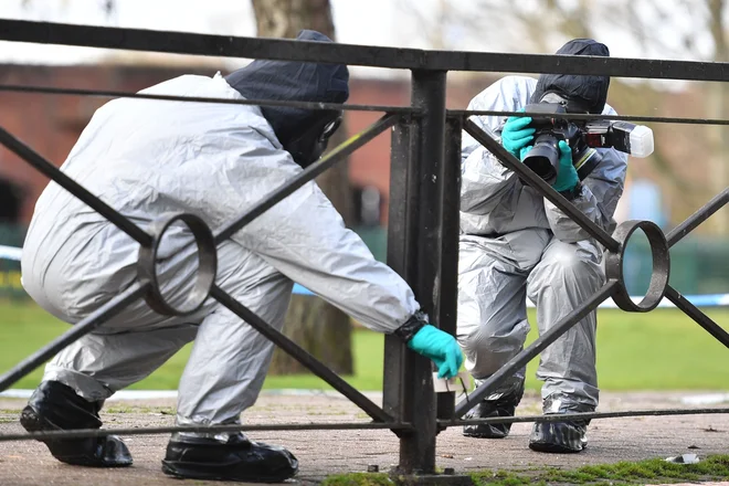 Francoska tiskovna agencija AFP je poročala tudi, da naj bi OPCW potrdila tudi ugotovitve britanskih preiskovalcev, da je strup prišel iz Rusije, vendar v sporočilu OPCW tega ni potrdila. FOTO: Ben Stansall/AFP