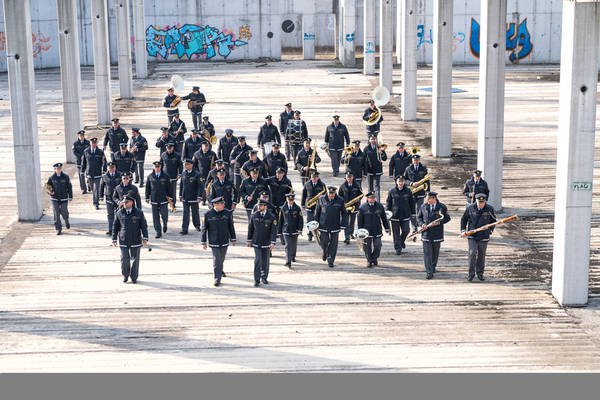 Policijski orkester je tudi uradni protokolarni orkester Republike Slovenije. FOTO: Policija