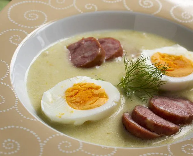 Beli boršč (bialy barszcz). FOTO: Krištof Koman