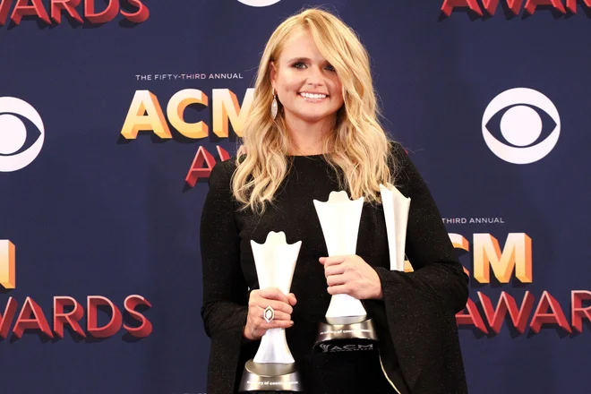 Glavna osebnost večera Miranda Lambert. FOTO: Tommaso Boddi/Afp