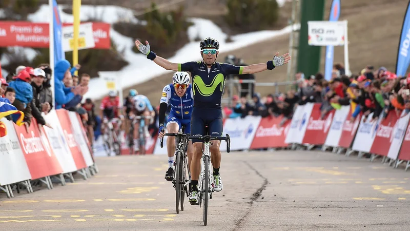 Fotografija: Alejandro Valverde lovi nov rekord. FOTO: Josep Lago/AFP
