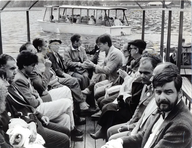 Bled, 15. maj 1989. Mednarodno pisateljsko srečanje PEN na Bledu.