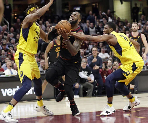 Lebron James je bil tokrat nezaustavljiv.