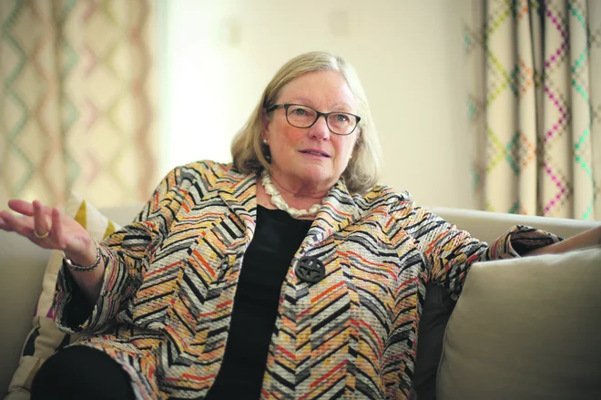 Jo Beall članica uprave British Councila za področje izobraževanja in družbe. FOTO: Jure Eržen