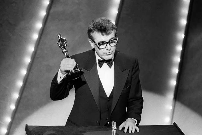 Miloš Forman na podelitvi oskarjev. FOTO: APF