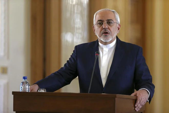 Iranski zunanji minister Mohamad Džavad Zarif. FOTO: Vahid Salemi/AP