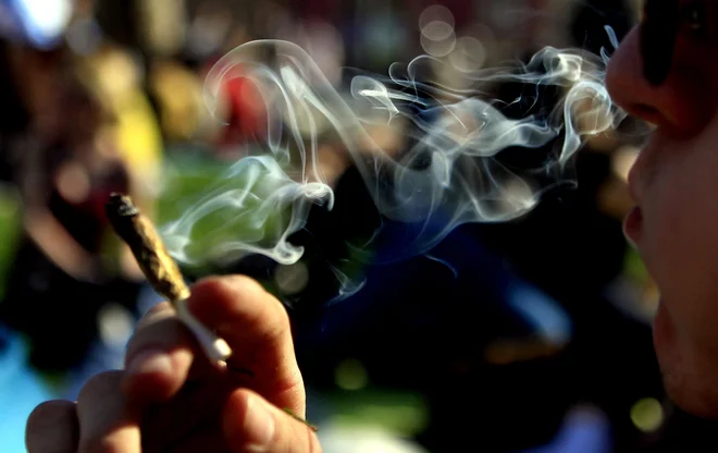 Marihuana marš 2018 na kongresnem trgu. FOTO: Roman Šipić/Delo