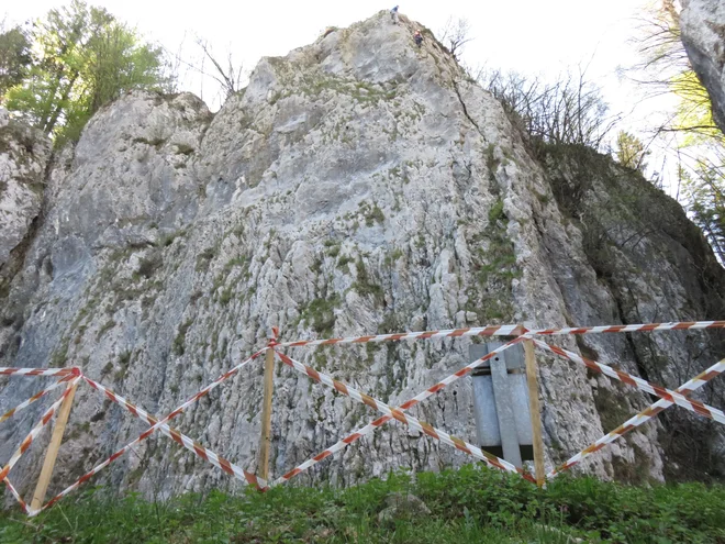 Plezališče Iglica na Bohinjski Beli. Foto Blaž Račič